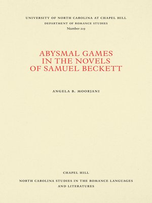 cover image of Abysmal Games in the Novels of Samuel Beckett